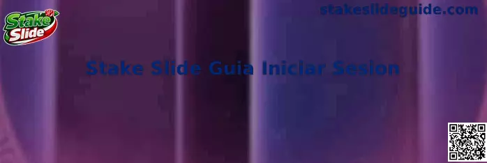 Guía visual para iniciar sesión de forma segura en Stake Slide