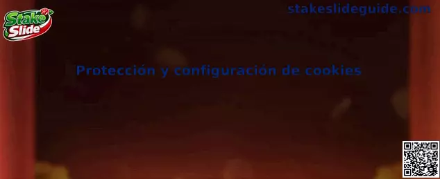 Representación de la protección y configuración de cookies en Stake Slide