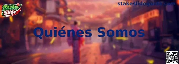 Presentación visual de la página Quiénes Somos de Stake Slide